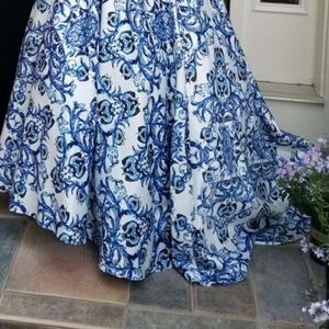 Ball gown, prom dress.